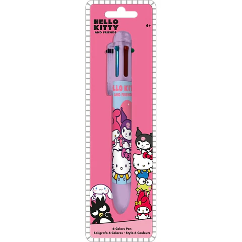 Hello Kitty and Friends Pen 6 colours