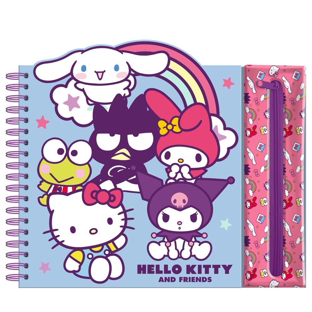 Hello Kitty and Friends Activity notebook + removable case 2