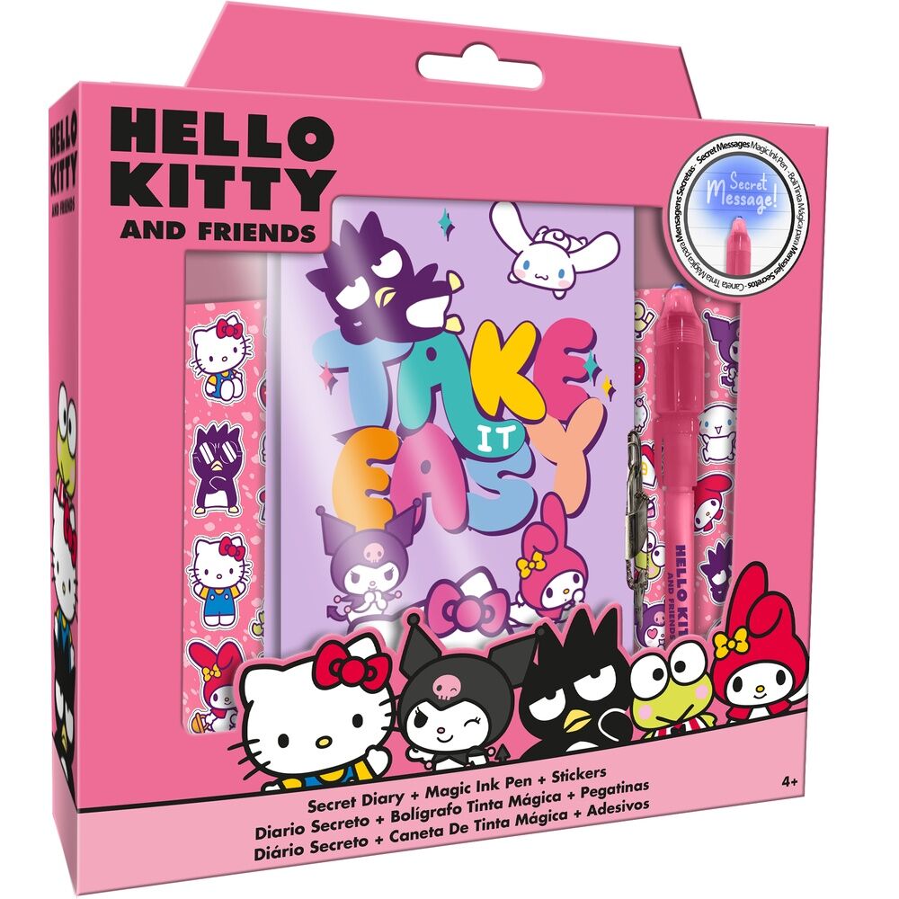 Hello Kitty and Friends Diary + magic pen 1