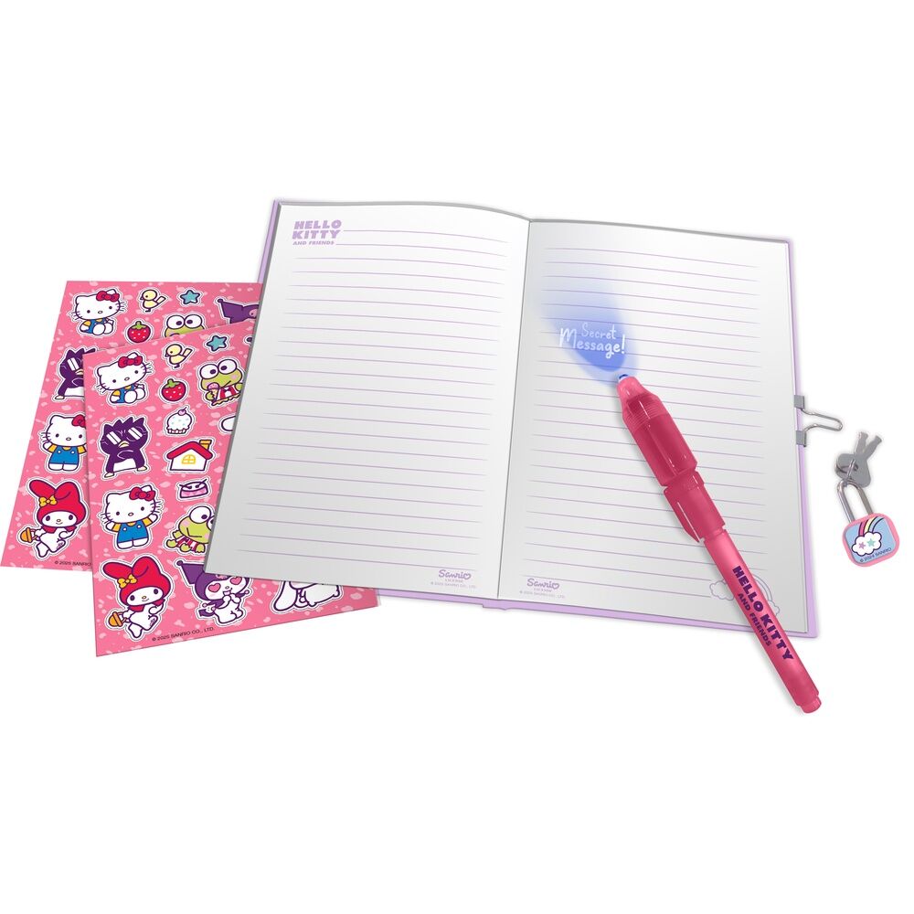 Hello Kitty and Friends Diary + magic pen 2