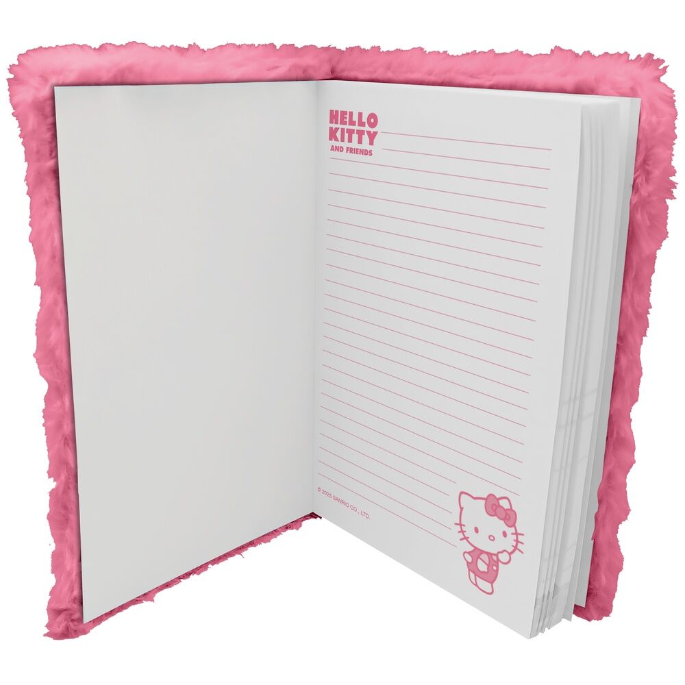 Hello Kitty and Friends A5 Plush notebook 2
