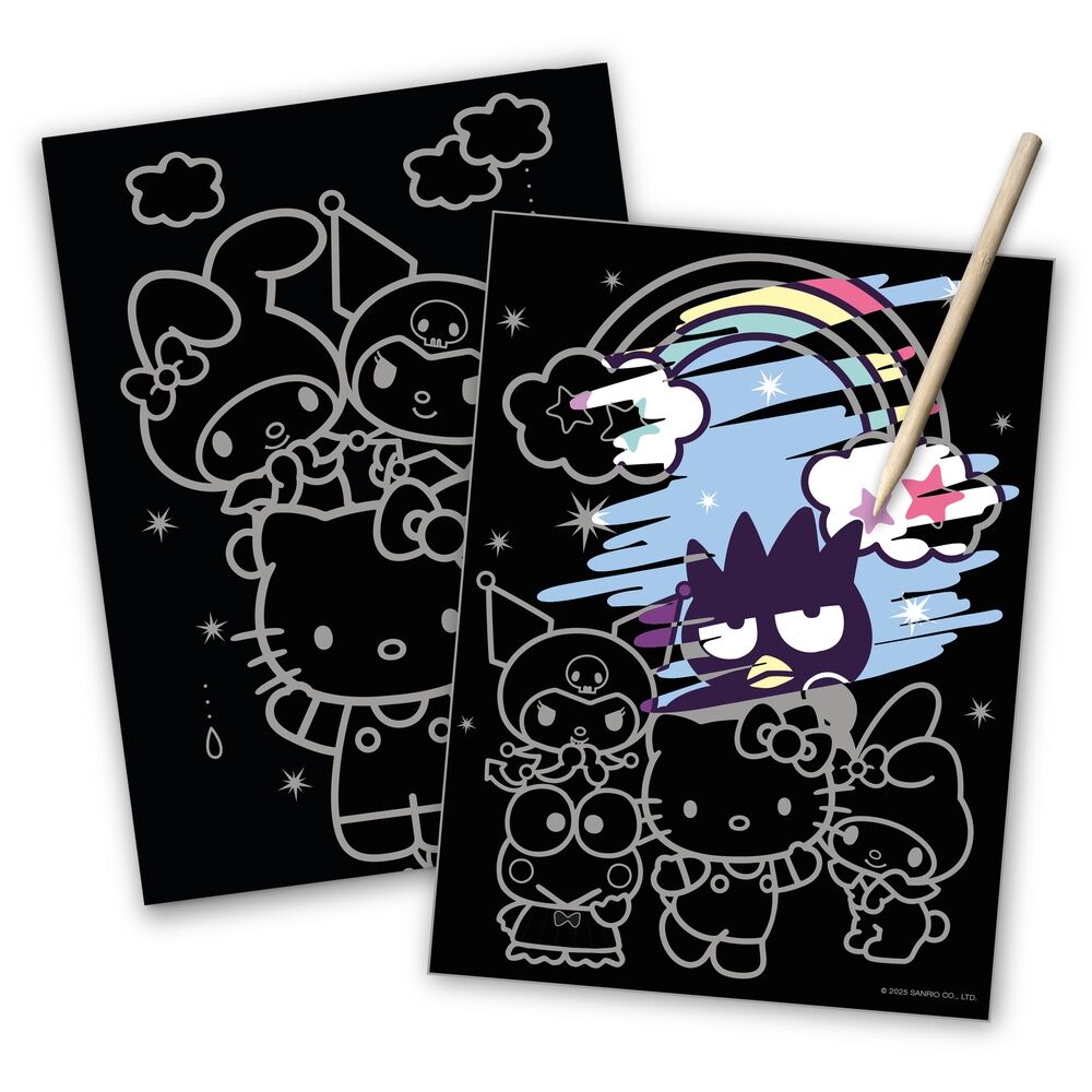 Hello Kitty and Friends Scratch stationery set 2