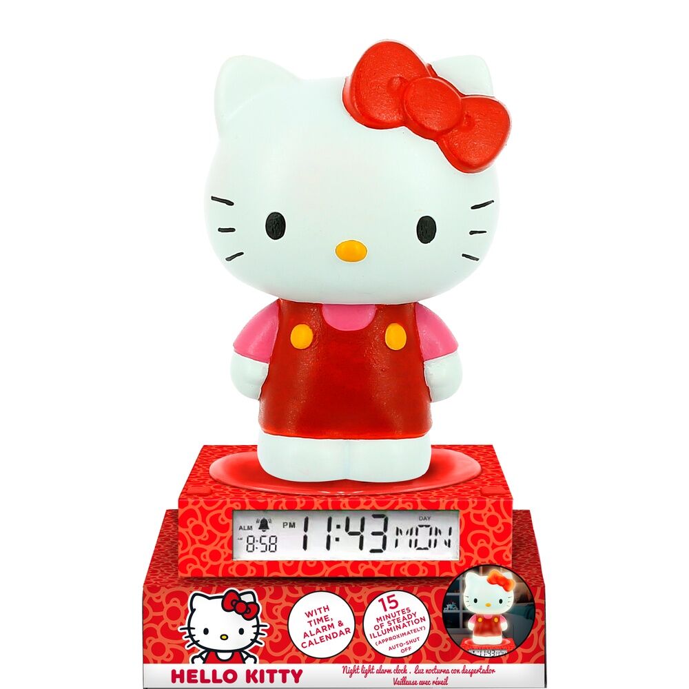Hello Kitty and Friends 3D lamp with alarm clock 1