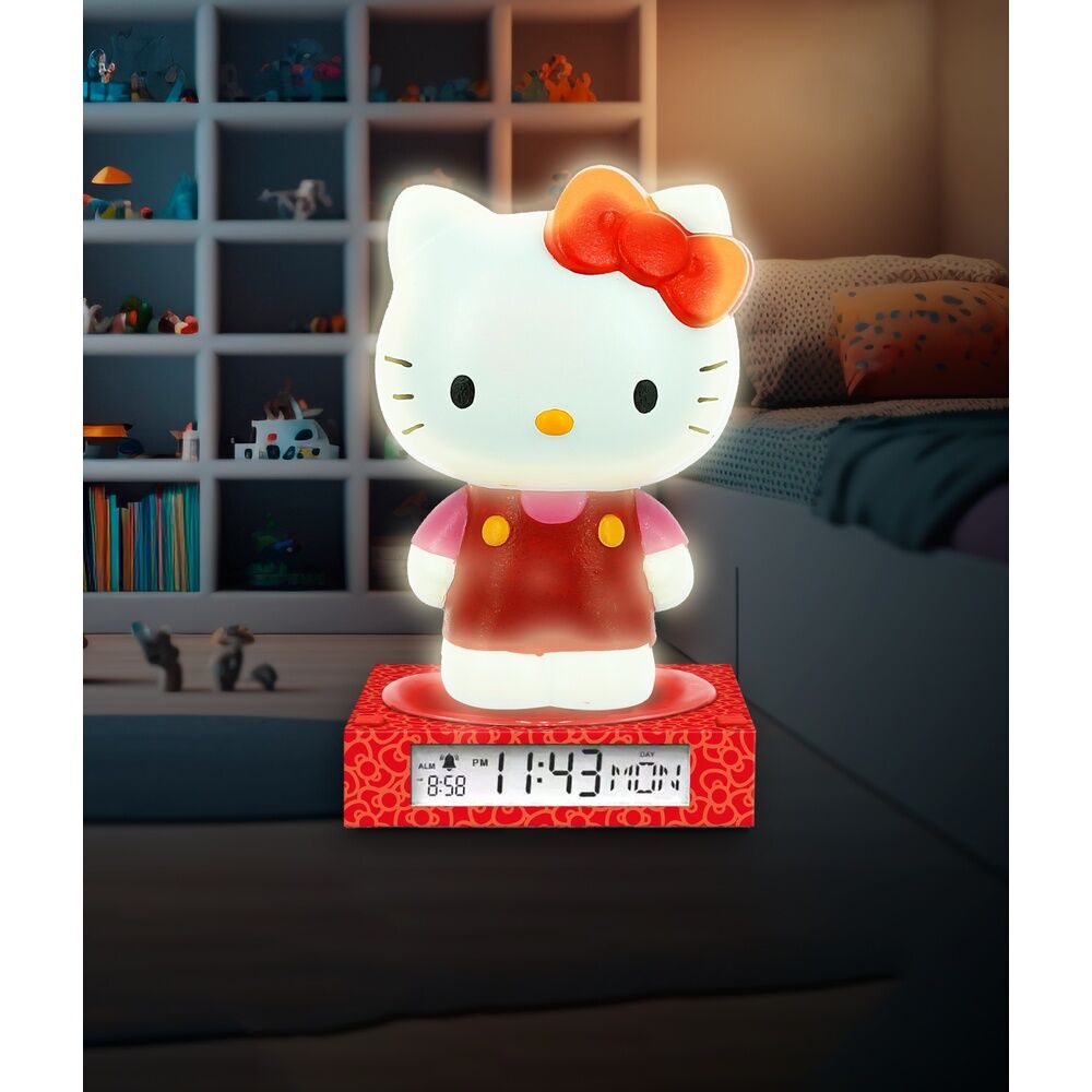 Hello Kitty and Friends 3D lamp with alarm clock 3