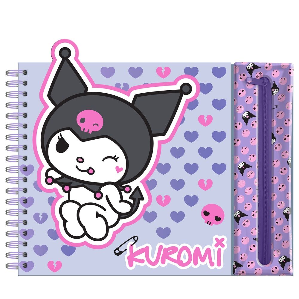 Hello Kitty Kuromi colouring set 1