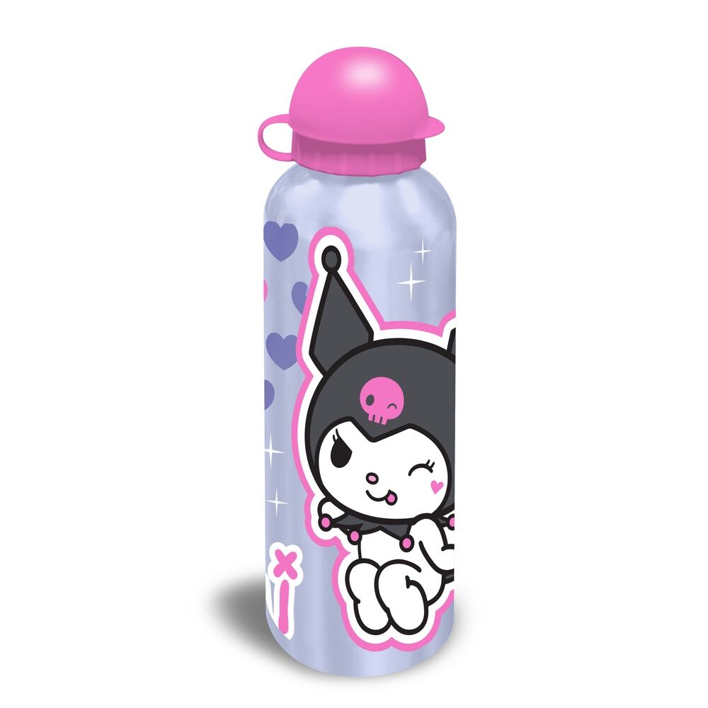 Hello Kitty Kuromi assorted aluminium bottle 500ml 4