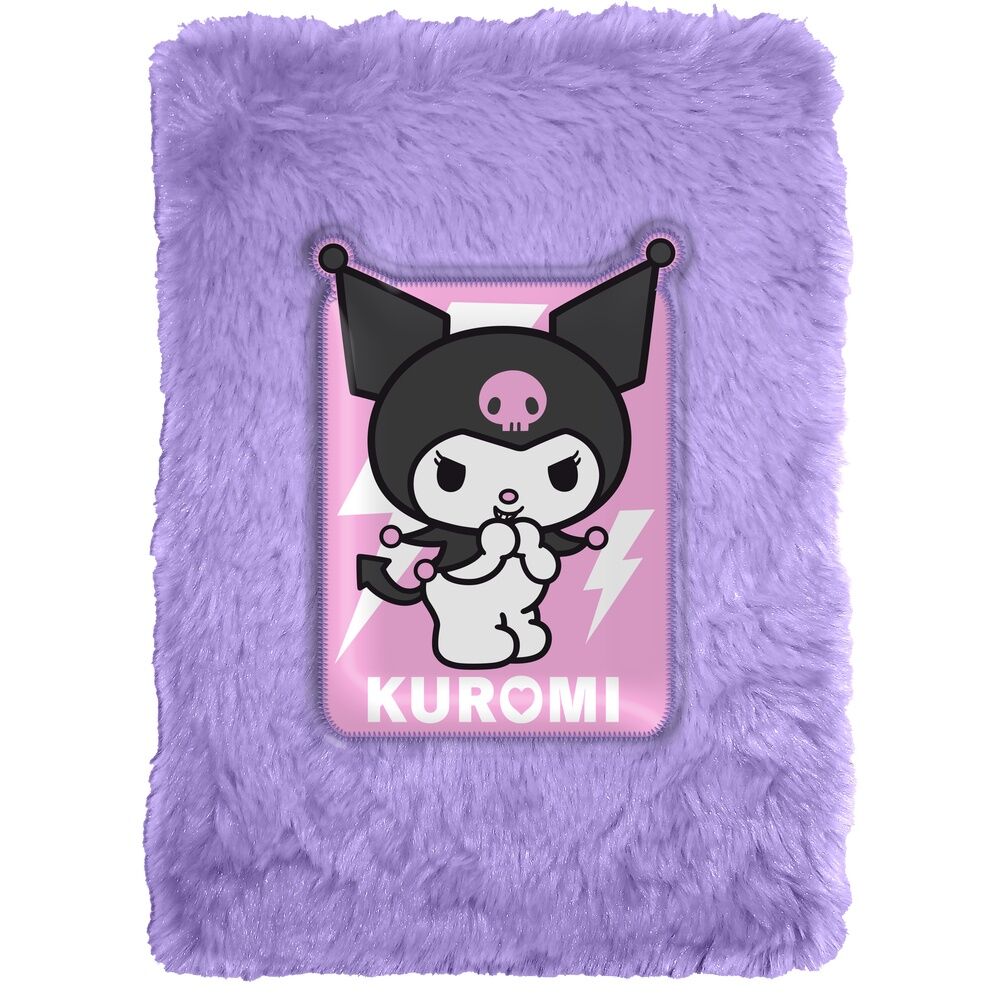 Hello Kitty Kuromi plush notebook 1