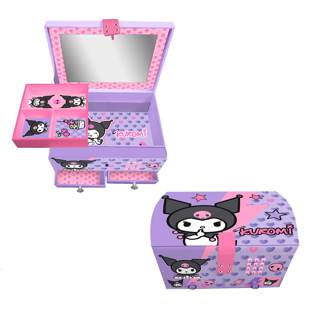 Hello Kitty Kuromi Secret sound jewellery box 1