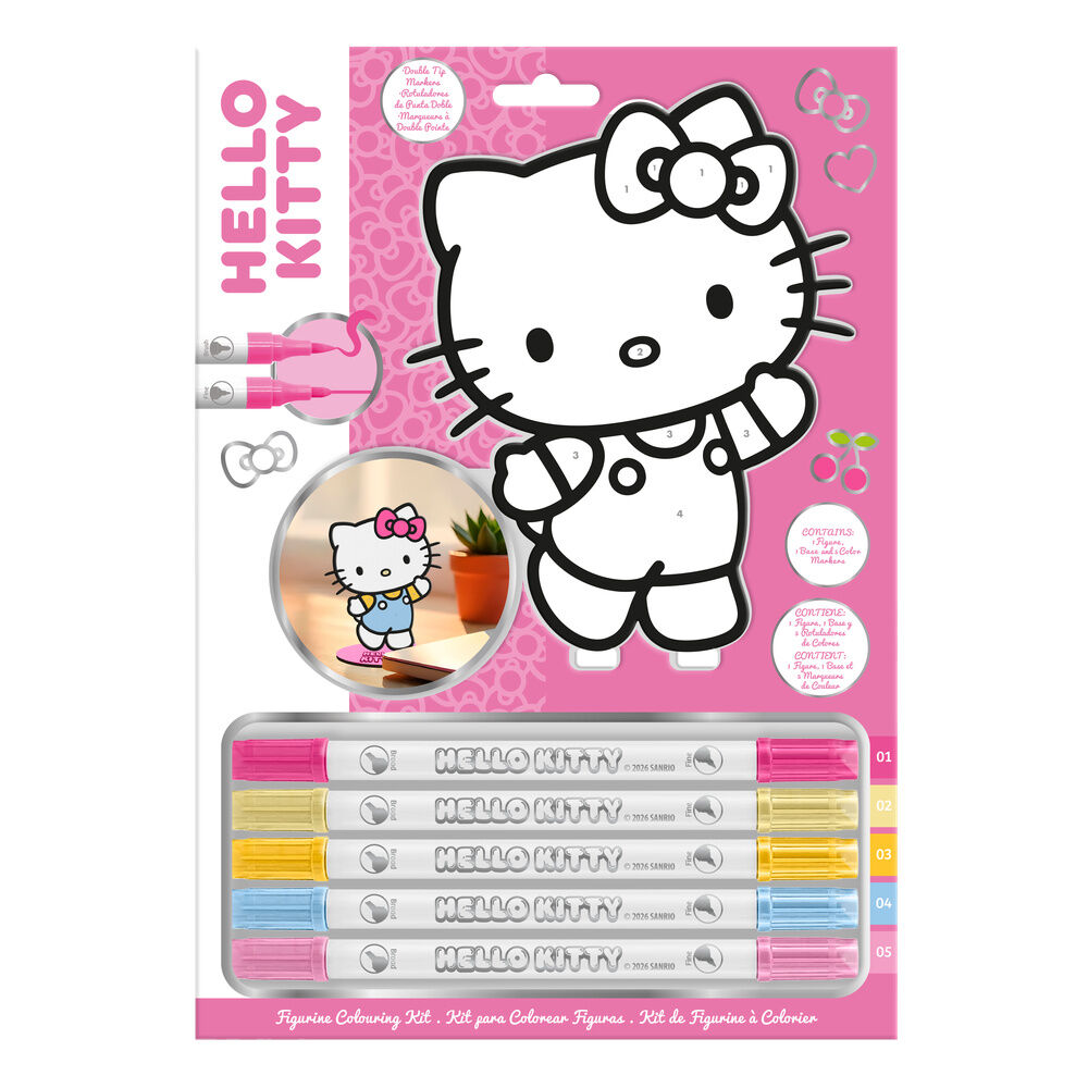 Hello Kitty and Friends Colouring set 1