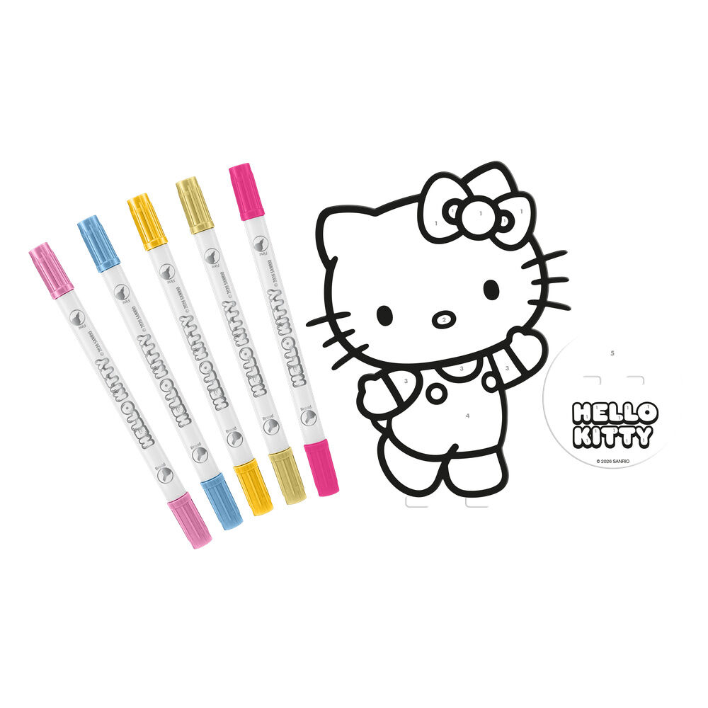 Hello Kitty and Friends Colouring set 2