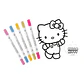 Hello Kitty and Friends Colouring set - Thumbnail 2