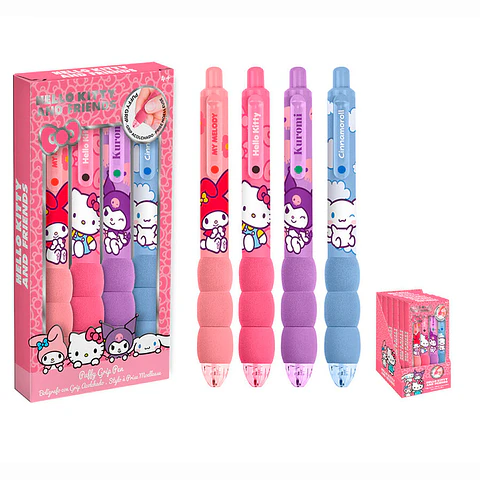 Hello Kitty and Friends pack 4 pen
