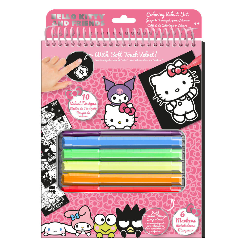 Hello Kitty and Friends Notebook + markers 1