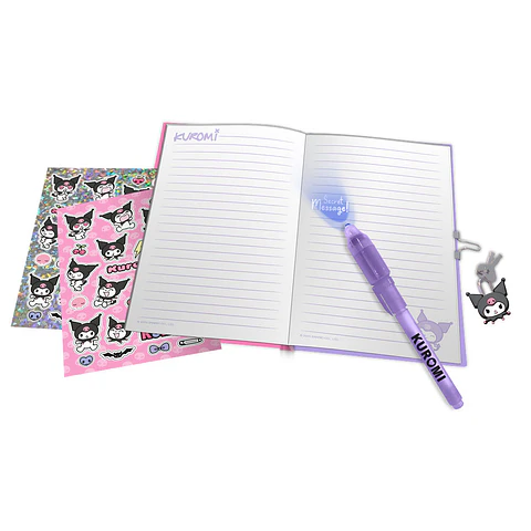 Hello Kitty Kuromi Diary + magic pen