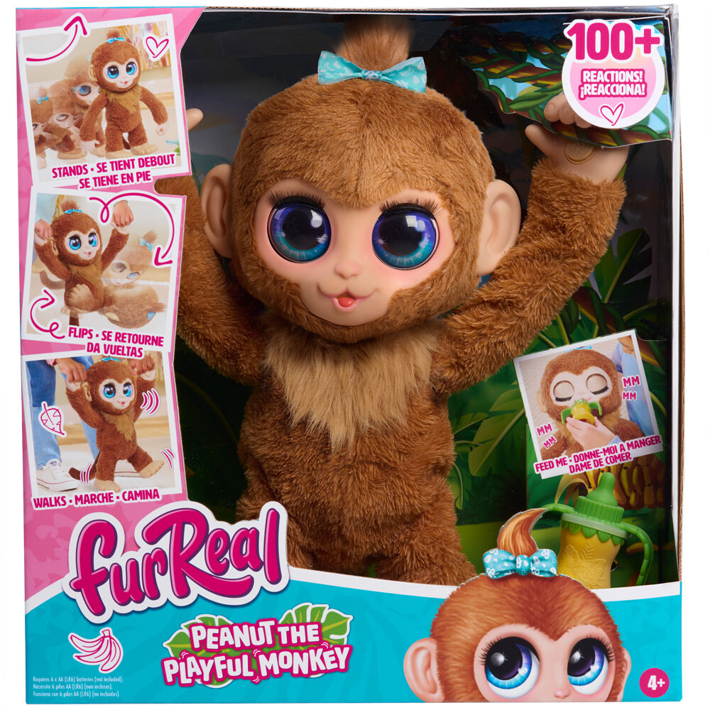 FurReal Peanut playful monkey Interactive plush toy 2