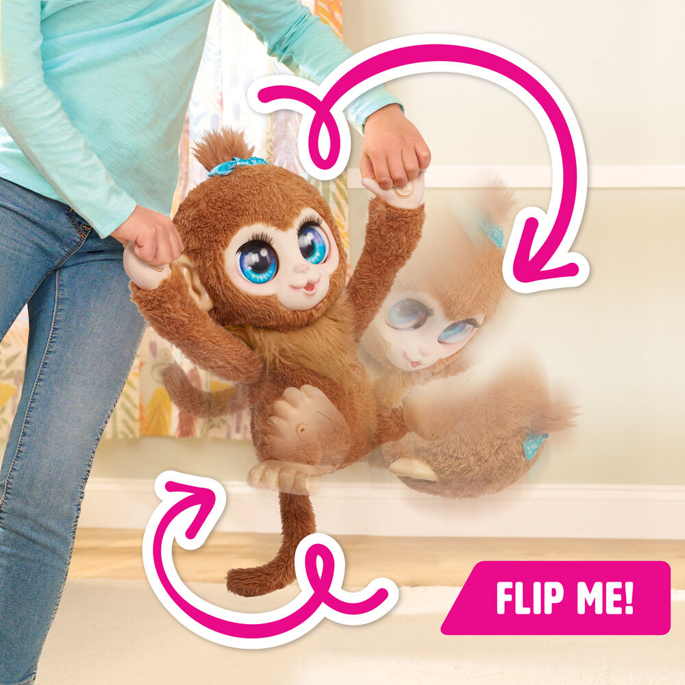 FurReal Peanut playful monkey Interactive plush toy 4