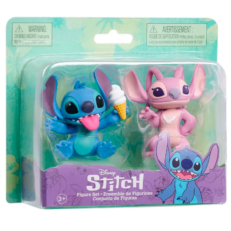 Disney Stitch assorted pack 2 figures 7,5cm 4