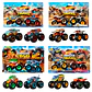 Hot Wheels Monster Trucks assorted pack 2 demolition doules - Thumbnail 1