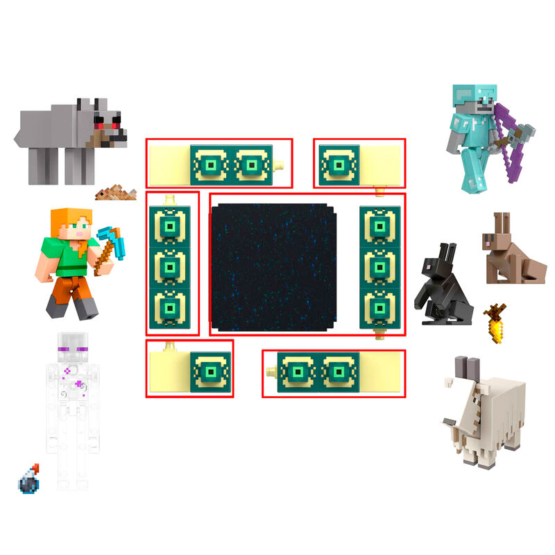 Minecraft assorted figure 8cm 6