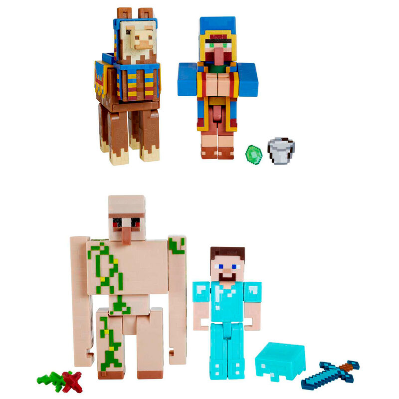 Minecraft assorted blister 2 figures 8cm 2