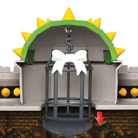 Mario Bros deluxe Bowser Castle playset