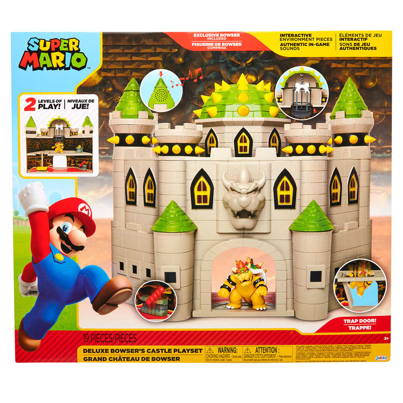 Mario Bros deluxe Bowser Castle playset 11