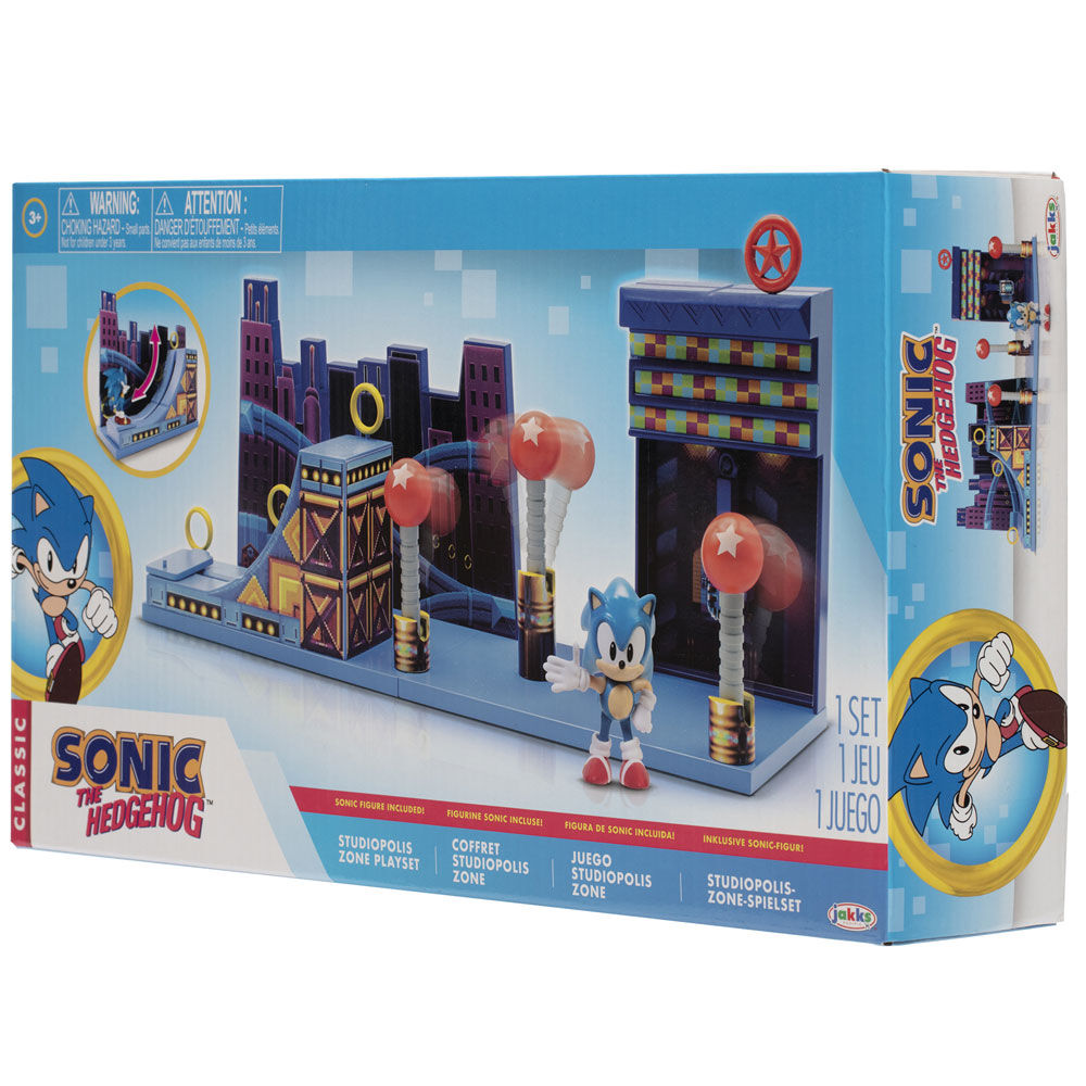 Sonic The Hedgehog Studiopolis Zone playset 6cm 1