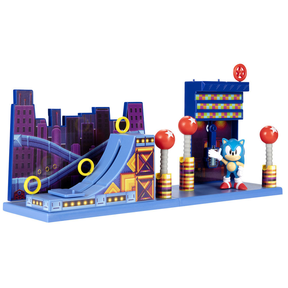 Sonic The Hedgehog Studiopolis Zone playset 6cm 3