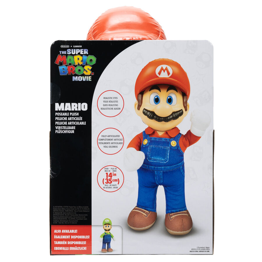 Super Mario Bros The Movie Super Mario plush toy 30cm 4