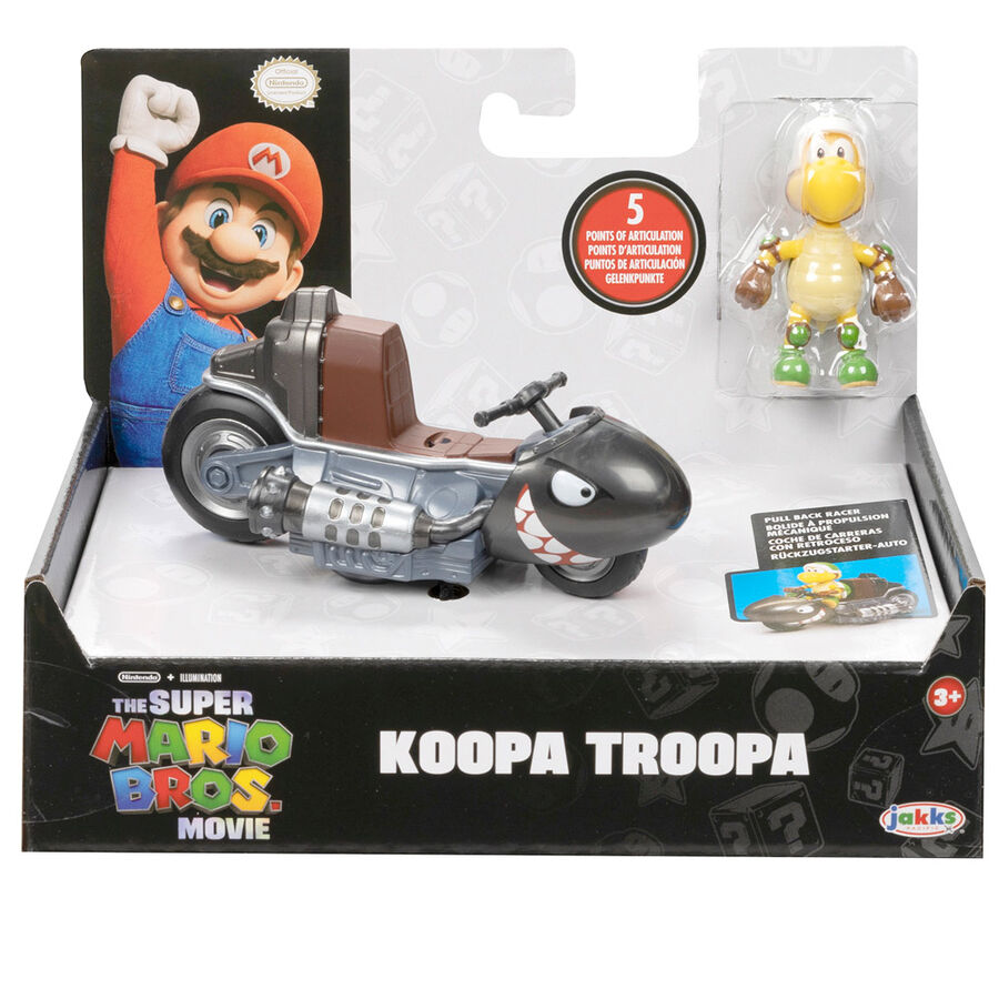 Mario Kart The Movie Koopa Troopa Kart Kart figure 6cm 1
