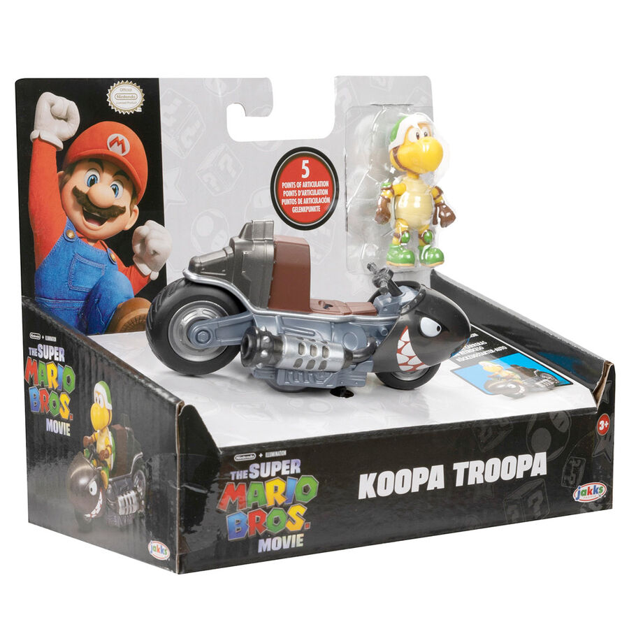 Mario Kart The Movie Koopa Troopa Kart Kart figure 6cm 10