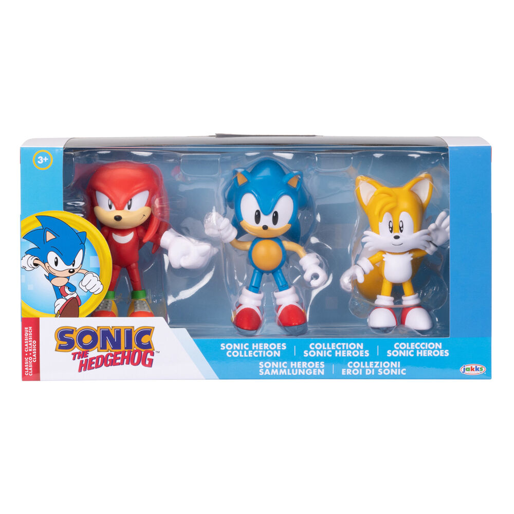 Sonic the Hedgehog Classic pack 3 figures 10cm 1