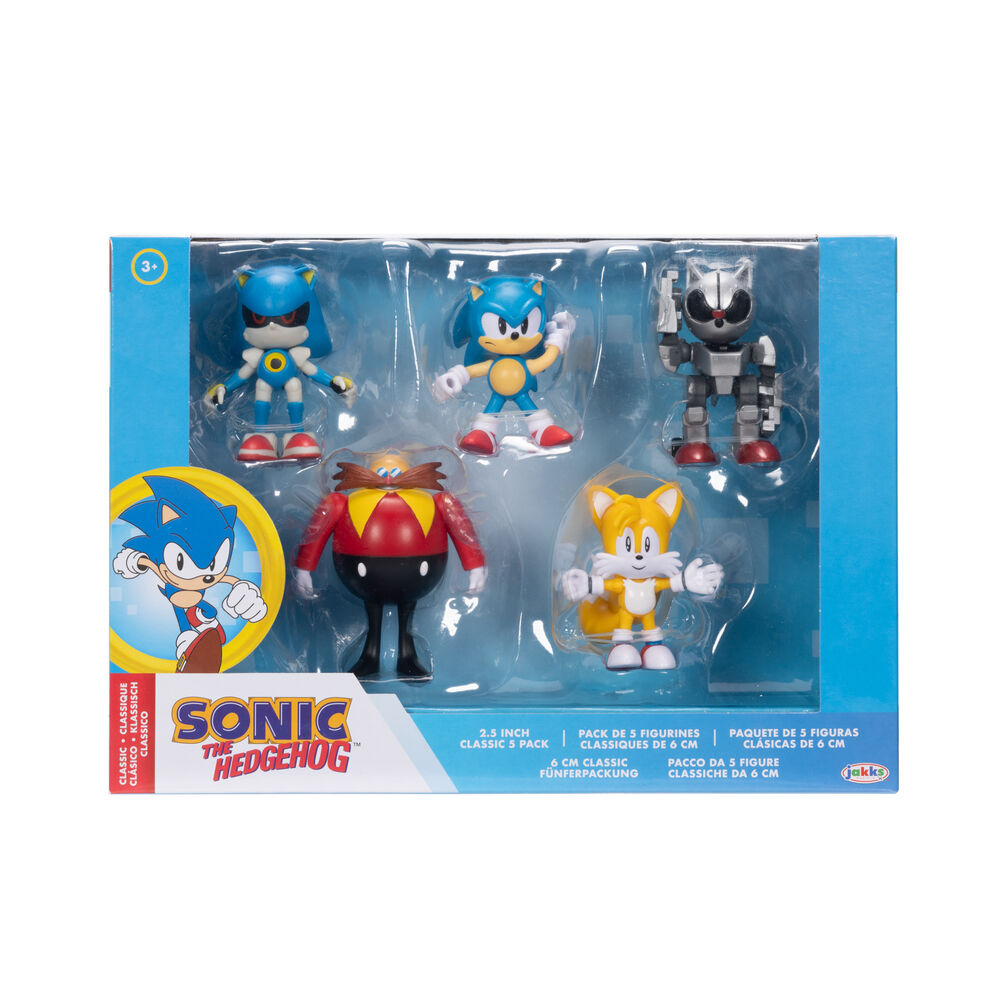 Sonic The Hedgehog pack 5 figures 6cm 1