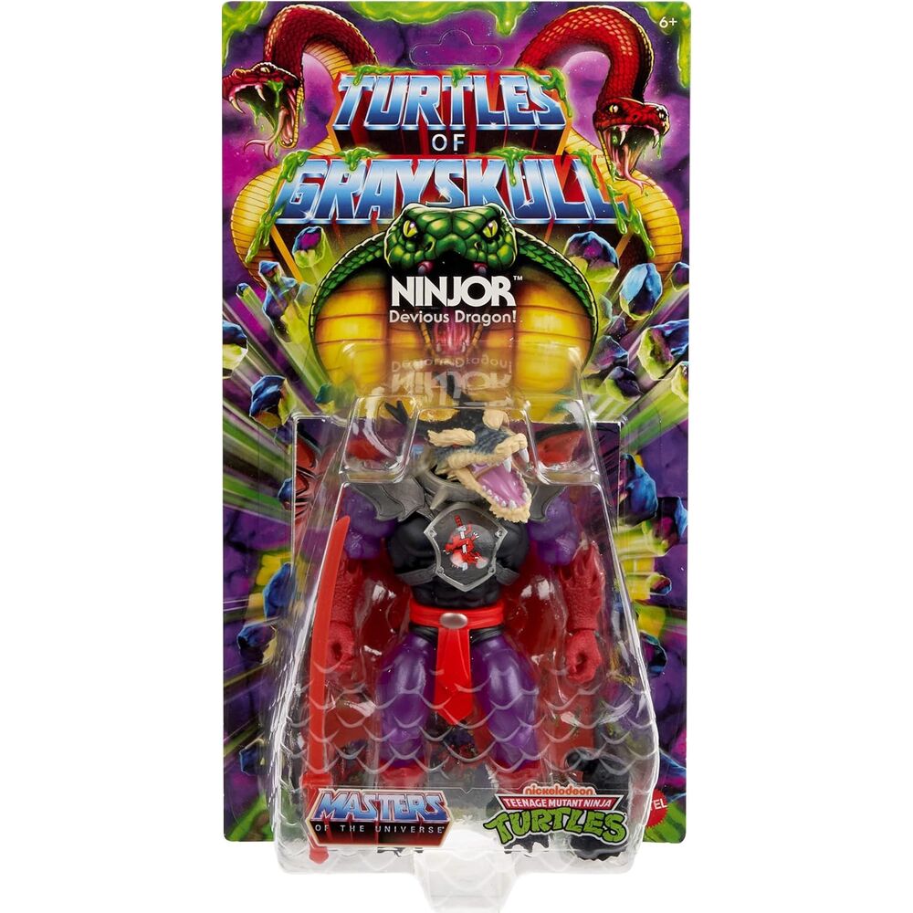 Masters of the Universe Turtles of Grayskull Mutated Ninjor figure 14cm 4