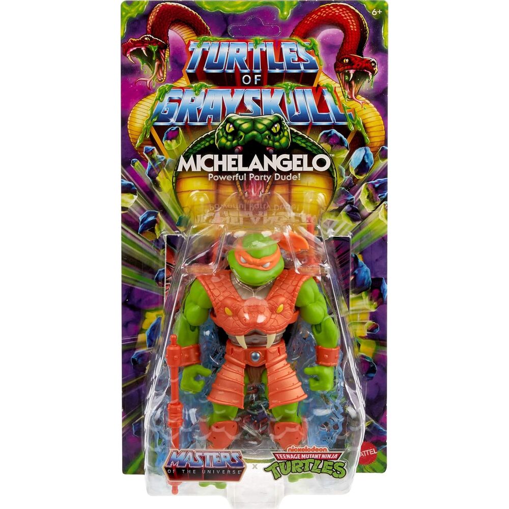 Masters of the Universe Turtles of Grayskull Michelangelo figure 14cm 4
