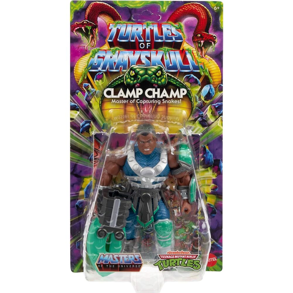 Masters of the Universe Turtles of Grayskull Clamp Champ figure 14cm 4