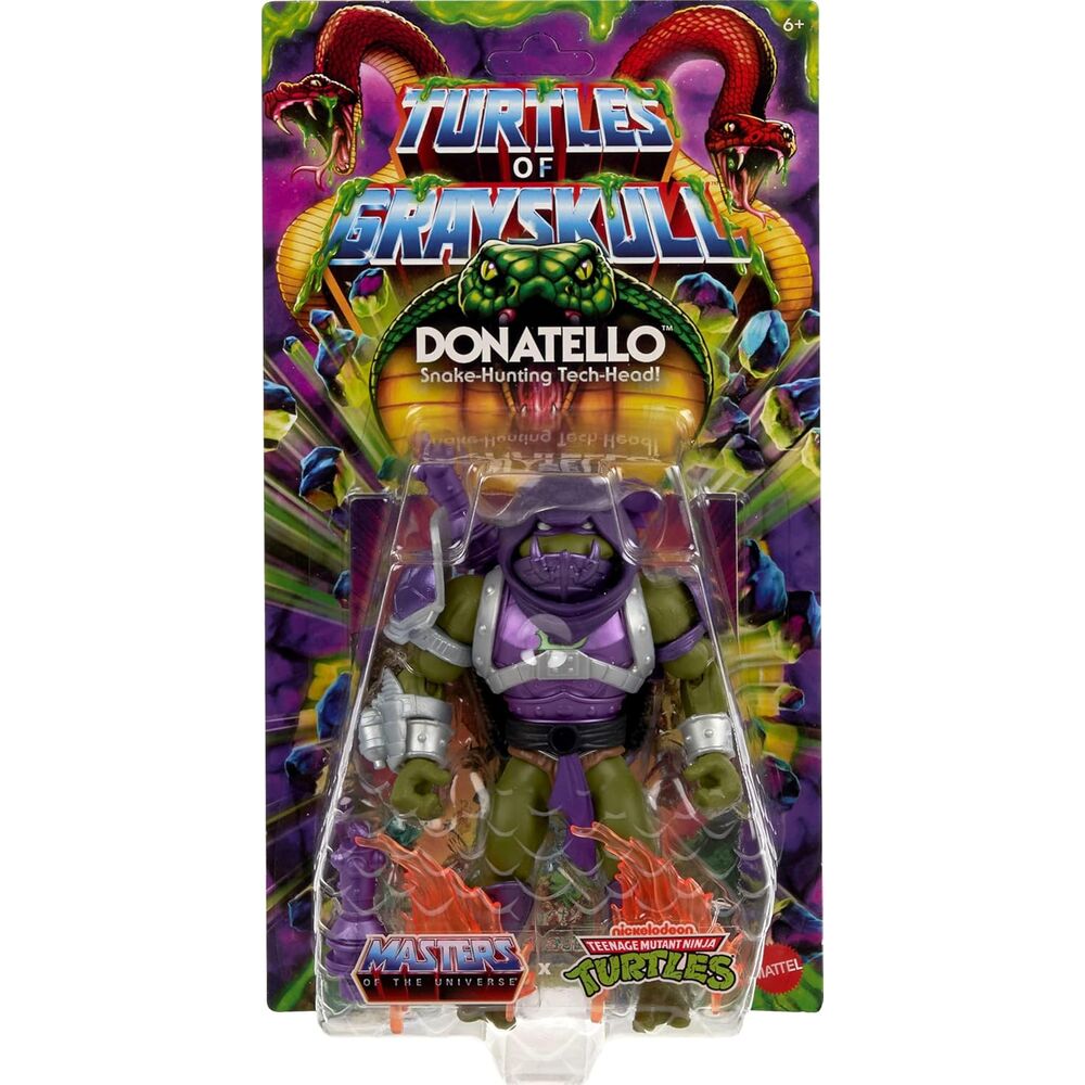 Masters of the Universe Turtles of Grayskull Donatello figure 14cm 5