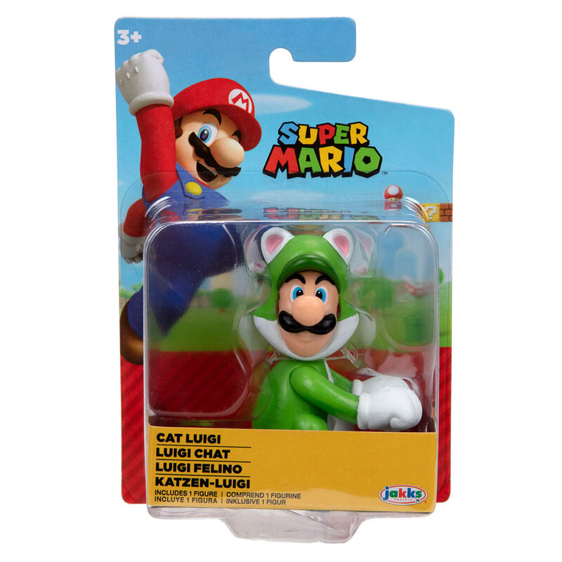 Nintendo Super Mario Cat Luigi figure 6,5cm 1