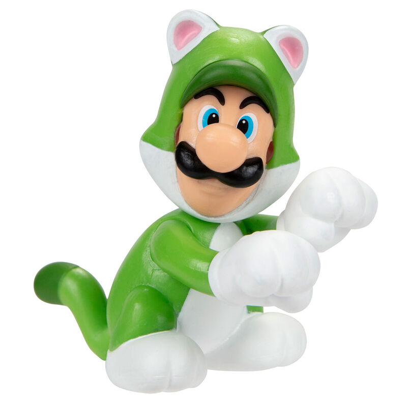 Nintendo Super Mario Cat Luigi figure 6,5cm 5