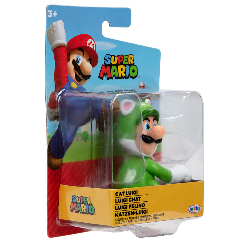 Nintendo Super Mario Cat Luigi figure 6,5cm 6