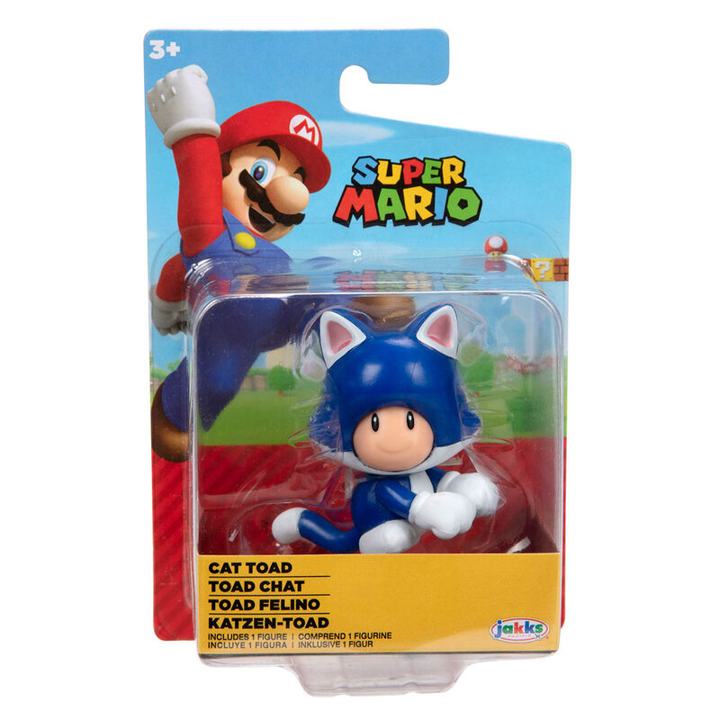Nintendo Super Mario Cat Toad figure 6,5cm 1
