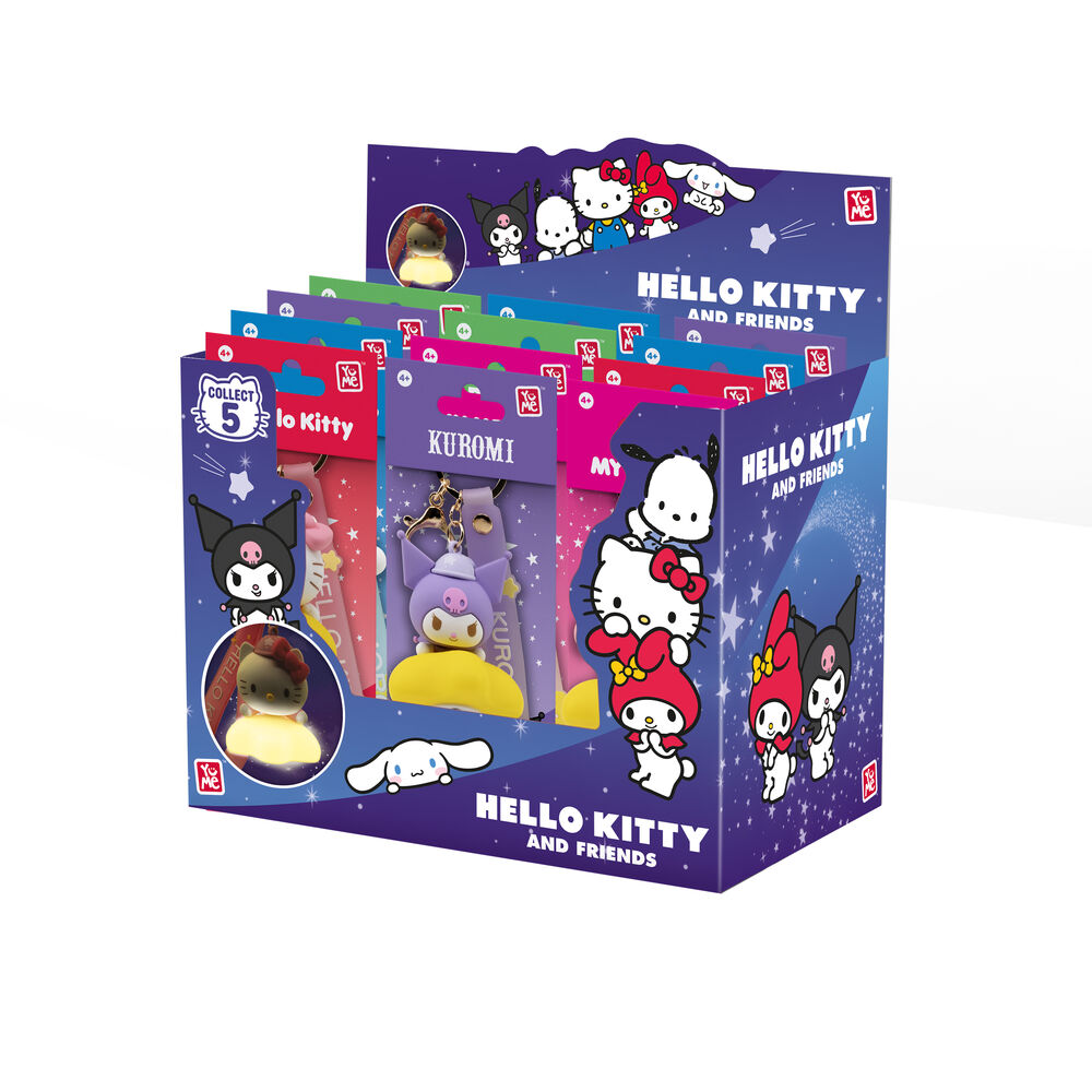 Hello Kitty and Friends assorted keychain light figure 1