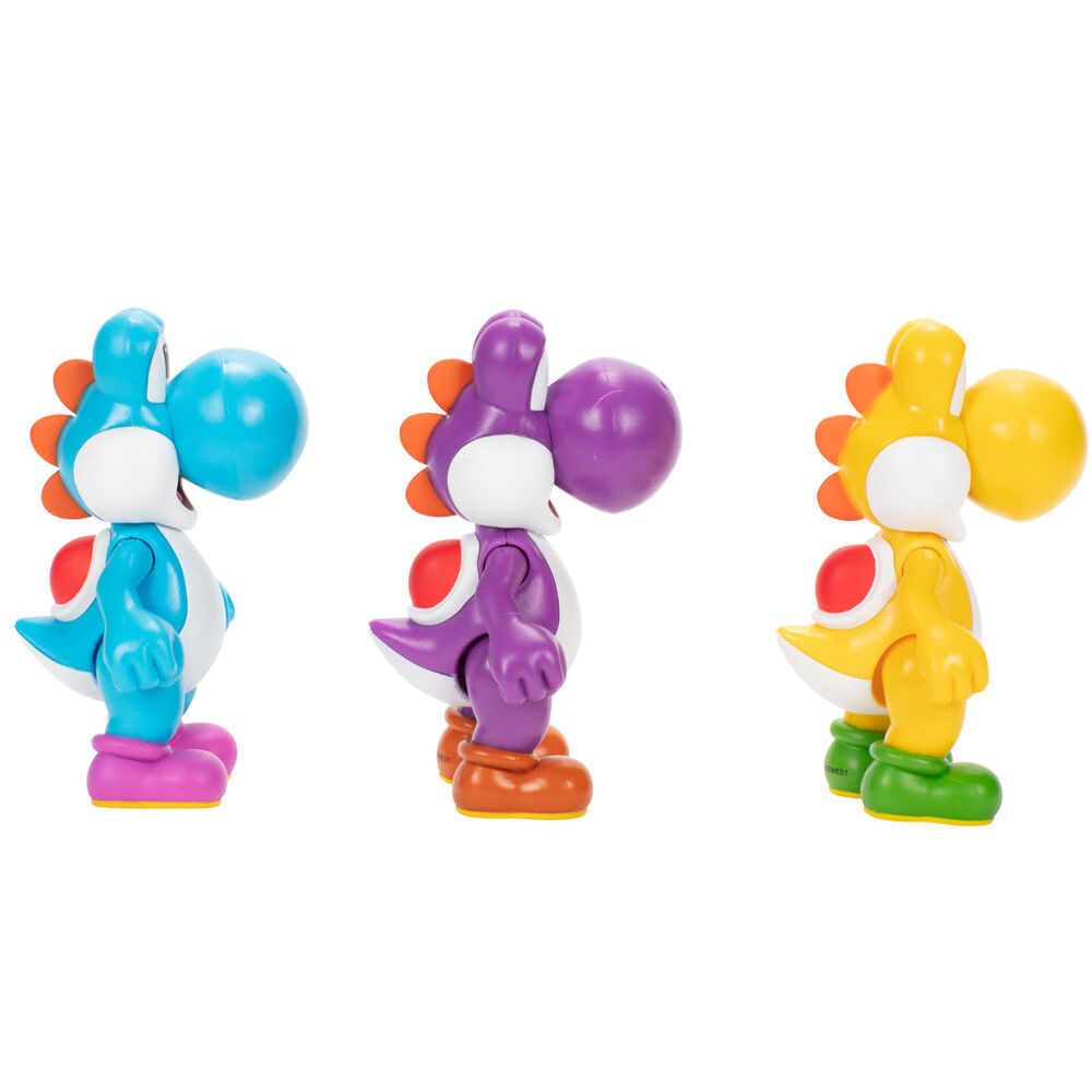 Super Mario Bros Yoshi pack 3 figures 10cm 4