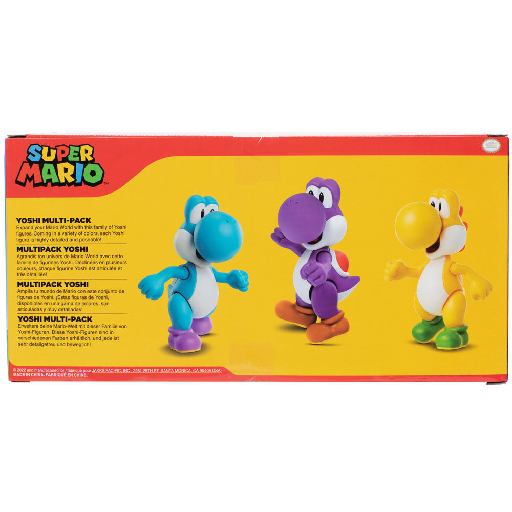 Super Mario Bros Yoshi pack 3 figures 10cm 6