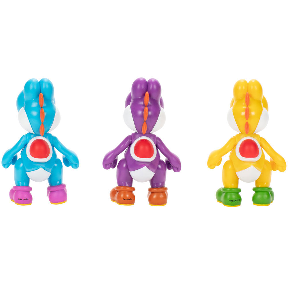 Super Mario Bros Yoshi pack 3 figures 10cm 7