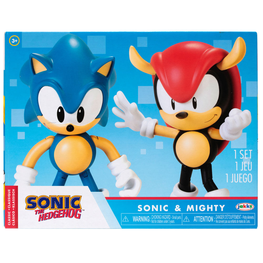 Sonic The Hedgehog Sonic & Mighty Sonic set figures 10cm 1