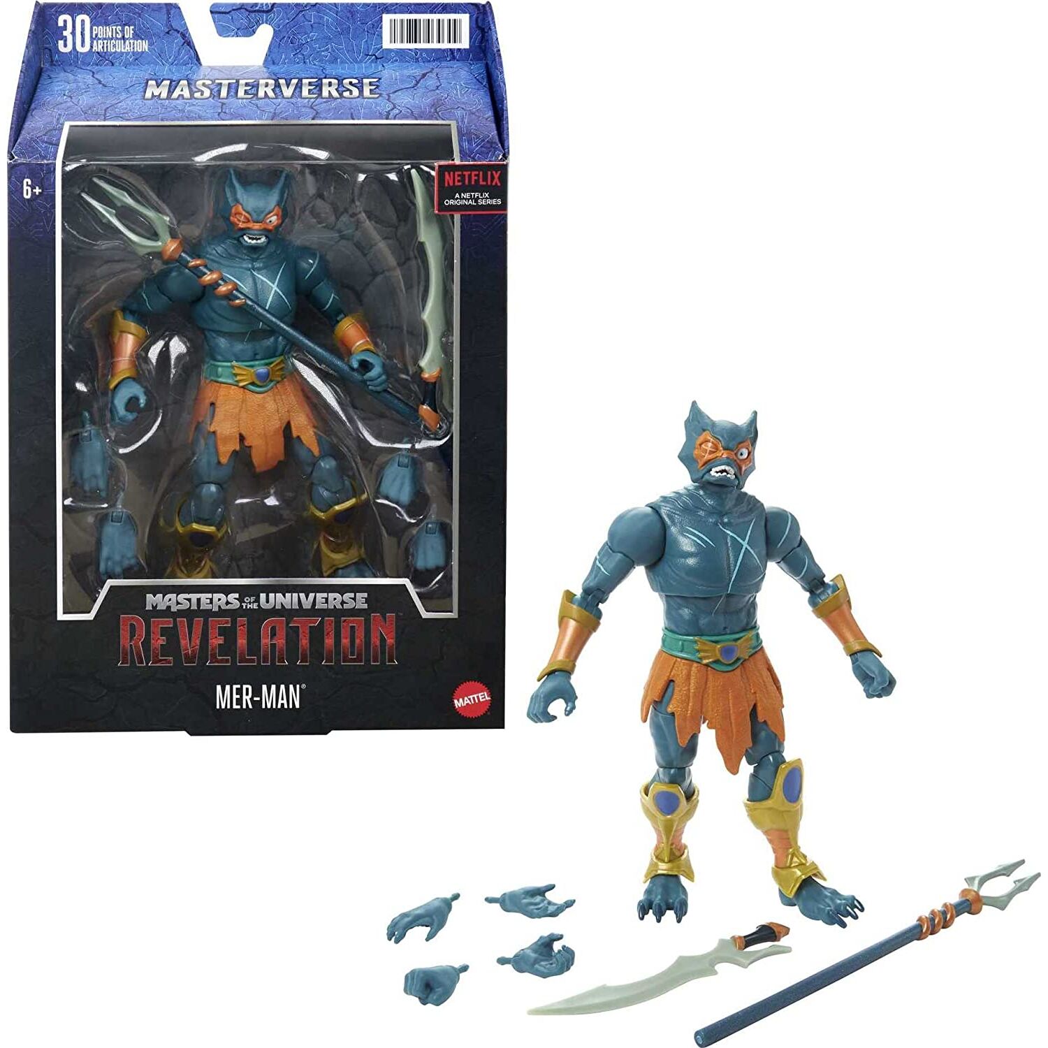 Masters of the Universe Mer Man figure 14cm 5