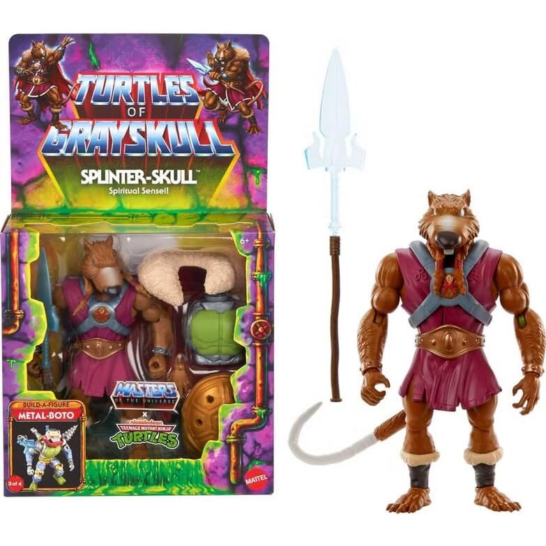 Masters of the Universe Turtles of Grayskull Splinter-Skull figure 14cm 5