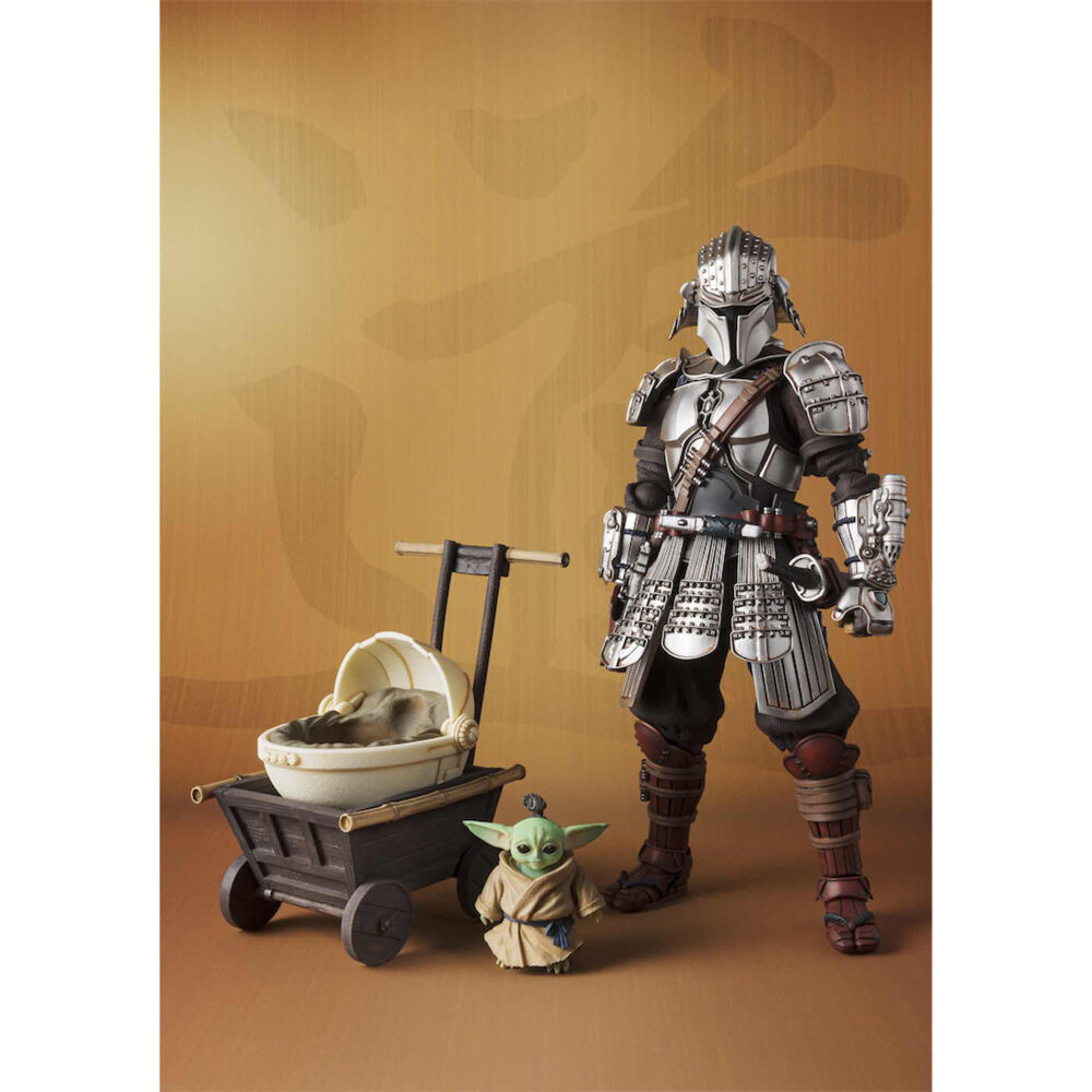 Star Wars Ronin Mandalorian Beskar Armor & Grogu figure 18cm 2