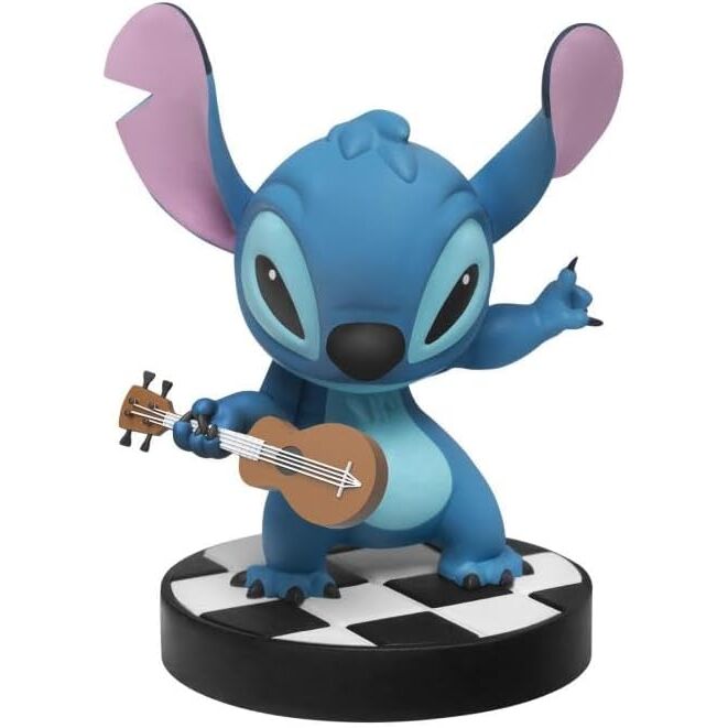 Disney Stitch Hero Box Guitarist Stitch figure 8cm 1
